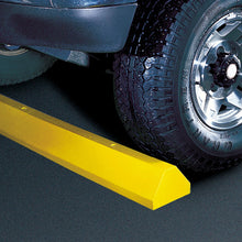 Load image into Gallery viewer, 8' Yellow Truck Parking Stop with Steel Spike Hardware, Plastic | TS8-SY - TS8-SY - image 1