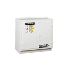 Load image into Gallery viewer, White Plastic Corrosives and Acid Cabinet | 1 Shelf, 2 Door | 24015 | Justrite - image 1