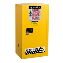 Load image into Gallery viewer, Yellow 20 Gallon Combustibles Safety Cabinet | 1 Manual-Close Door | 891510 | Justrite - image 1