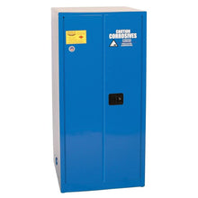 Load image into Gallery viewer, 60 Gal Blue Self Close Metal Corrosive Safety Cabinet | 2 Door | CRA6010X - CRA6010X - image 1