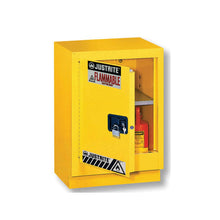 Load image into Gallery viewer, Yellow 15 Gal Under Fume Hood Safety Cabinet | 1 Manual-Close Door, Lt Hinge | 882410 - 882410 - image 1