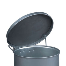 Load image into Gallery viewer, Silver 6 Gallon Oily Waste Can | Foot-Operated, Self-Closing Cover | 09104 | Justrite - image 1
