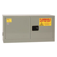 Load image into Gallery viewer, Gray 15 Gal Flammable Liquid Cabinet | Add-On | 1 Shelf, 2 Door, Self Close | ADD14XGRAY - ADD14XGRAY - image 1