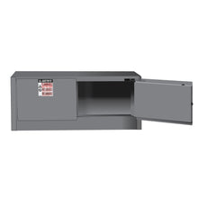 Load image into Gallery viewer, Gray 12 Gallon Flammable Safety Cabinet | 2 Self-Close Doors | 891323 | Justrite - image 1