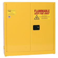 Load image into Gallery viewer, 24 Gallon Fire Cabinet, 3 Shelves, 2 Doors, Manual Close, Wall Mount, Yellow - 1976X - 1976X - image 1