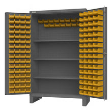 Load image into Gallery viewer, Durham Cabinet, 14 Gauge, 3 Shelves, 144 Yellow Bins, 48 x 24 x 78 - image 1