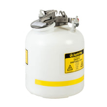 Load image into Gallery viewer, 5 Gal Quick-Disconnect Disposal Safety Can | PP Fittings, White | PP12755 | Justrite - image 1