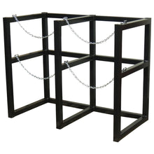 Load image into Gallery viewer, 2 Tank Cryogenic Gas Cylinder Rack | 22" Max Dia | 35188 - 35188 - image 1