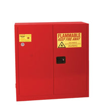 Load image into Gallery viewer, Red, 30 Gal Flammable Liquid Cabinet, 1 Shelf, 2 Door, Self Close | 3010XRED - 3010XRED - image 1