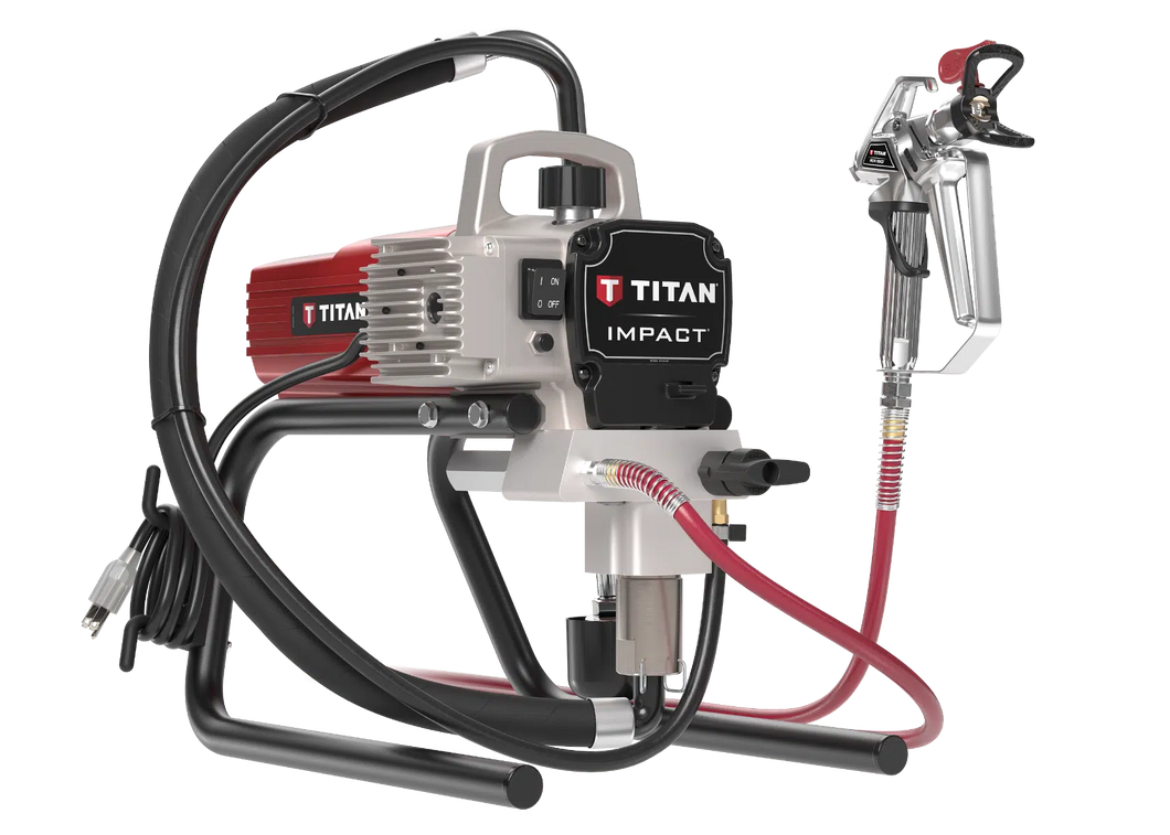 Titan Impact 410 3000 PSI @ 0.47 GPM Electric Airless Paint Sprayer - Skid