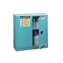 Load image into Gallery viewer, Blue 30 Gal Corrosives/Acids Cabinet | 2 Manual-Close Doors, 1 Shelf | 893002 | Justrite - image 2