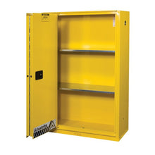Load image into Gallery viewer, Yellow 45 Gal Flammable Safety Cabinet | 1 Bi-Fold Close Door | 894580 | Justrite - image 2