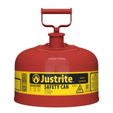 Load image into Gallery viewer, 2.5 Gallon Red Type I Steel Safety Can | Flammables | 7125100 | Justrite - image 2
