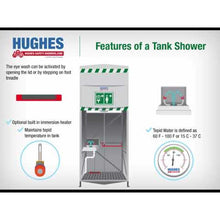Load image into Gallery viewer, 528 Gallon Steel Frame Emergency Tank Shower | QS2000 | Justrite - image 2