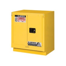 Load image into Gallery viewer, Yellow 19 Gal Under Fume Hood Safety Cabinet | 2 Self-Close Doors | 883020 | Justrite - image 2