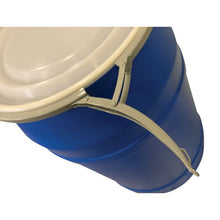 Load image into Gallery viewer, Blue 55 Gal Open Head Plastic Drum | Metal Lever-Lock | 1656MB - 1656MB - image 2