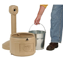 Load image into Gallery viewer, Adobe Beige Plastic Outdoor Ashtray 4 Gallon | 26800B | Justrite - image 2
