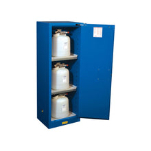 Load image into Gallery viewer, Royal Blue 22 Gal Hazmat Cabinet | 1 Self-Close Door | 862228 | Justrite - image 2