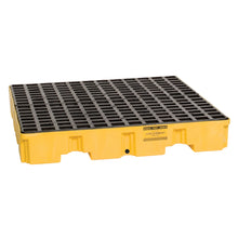 Load image into Gallery viewer, 4 Drum Spill Pallet | Yellow Plastic, With Drain | 1645 - 1645 - image 2