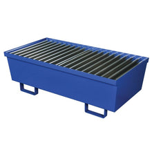 Load image into Gallery viewer, 2 Drum Spill Pallet | Blue Metal, Without Drain | 1620ST | Eagle - image 2