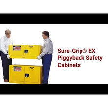 Load image into Gallery viewer, Blue Piggyback Corrosives/Acid Steel Cabinet | 12 Gal, 2 Manual-Close Doors | 891302 - 891302 - image 2
