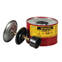 Load image into Gallery viewer, 2 Qt Steel Plunger Dispensing Can | Perforated Pan Screen | 10208 | Justrite - image 2