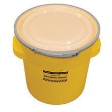 Load image into Gallery viewer, Yellow 20 Gal Salvage Plastic Drum | Metal Lever-Lock | 1654 - 1654 - image 2
