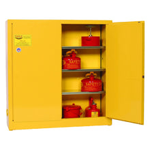Load image into Gallery viewer, 24 Gallon Fire Cabinet, 3 Shelves, 2 Doors, Manual Close, Wall Mount, Yellow - 1976X - 1976X - image 2