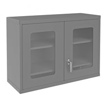 Load image into Gallery viewer, Durham Wall Mountable Storage Cabinet, 2 Shelves, Clearview doors,  35-7/8 x 13-11/16 x 27 - image 2