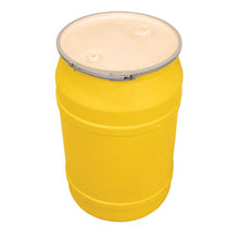 Load image into Gallery viewer, Yellow 55 Gal Poly Drum Metal Lever-Lock | Bung Holes | 1656MBG - 1656MBG - image 2