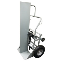 Load image into Gallery viewer, Double Cylinder Hand Truck With Firewall | 16" Pneumatic Wheels, Rear Casters | 35044 - 35044 - image 2