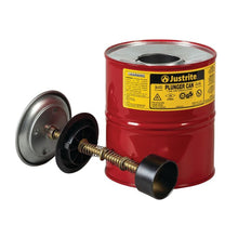 Load image into Gallery viewer, 1 Gal Steel Plunger Dispensing Can | Perforated Pan Screen | 10308 | Justrite - image 2