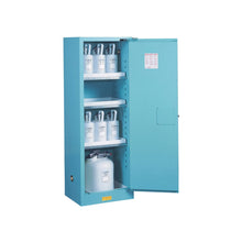 Load image into Gallery viewer, Blue 22 Gal Slimline Corrosives/Acids Safety Cabinet | 1 Self-Close Door | 892222 | Justrite - image 2