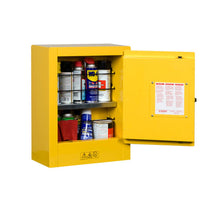 Load image into Gallery viewer, Yellow Mini Transportable Flammable Safety Cabinet | 890200 | Justrite - image 2