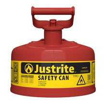 Load image into Gallery viewer, 1 Gallon Red Type I Steel Safety Can | Flammables | 7110100 | Justrite - image 2