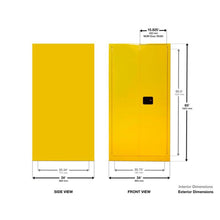 Load image into Gallery viewer, Red 55 Gal Safety Cabinet With Drum Support | 2 Self-Close Doors | 896221 - 896221 - image 2