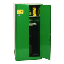 Load image into Gallery viewer, Green 55 Gal Pest One Drum Vertical Safety Cabinet | PEST26X | Justrite - image 2