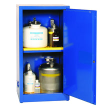 Load image into Gallery viewer, Blue 16 Gal 1 Shelf 1 Door Metal Corrosive Safety Cabinet Manual Close | CRA1906X - CRA1906X - image 2