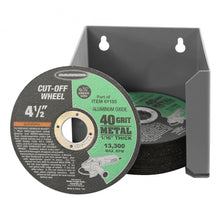 Load image into Gallery viewer, Durham 4-1/2″ Cut-Off Wheel Dispenser, Wall Mountable, Gray - image 3