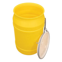 Load image into Gallery viewer, Yellow 55 Gal Poly Drum Metal Lever-Lock | Bung Holes | 1656MBG2 - 1656MBG2 - image 3
