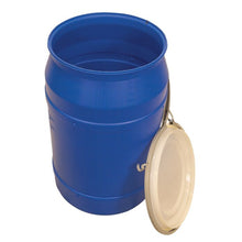 Load image into Gallery viewer, Blue 55 Gal Open Head Plastic Drum | Metal Lever-Lock | 1656MB - 1656MB - image 3