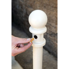 Load image into Gallery viewer, 2 Gal Beige Metal Poly Butt Can | 1202BEI - 1202BEI - image 3