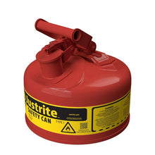 Load image into Gallery viewer, 1 Gallon Red Type I Steel Safety Can | Flammables | 7110100 | Justrite - image 3