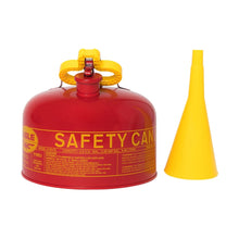 Load image into Gallery viewer, 2.5 Gal Red Steel Safety Can for Flammables | Funnel | Type I | UI25FS - UI25FS - image 3