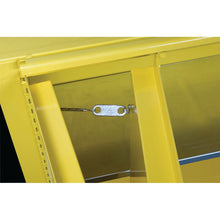 Load image into Gallery viewer, Yellow 60 Gal Flammable Cabinet | 1 Bi-Fold Self-Close Door | 896080 | Justrite - image 3