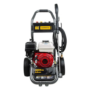 BE Power Equipment 3,200 PSI - 2.8 GPM Gas Pressure Washer with Honda GX200 Engine and AR Triplex Pump