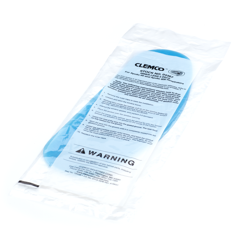 Clemco 04367 Apollo 600 Inner Lens 0.040