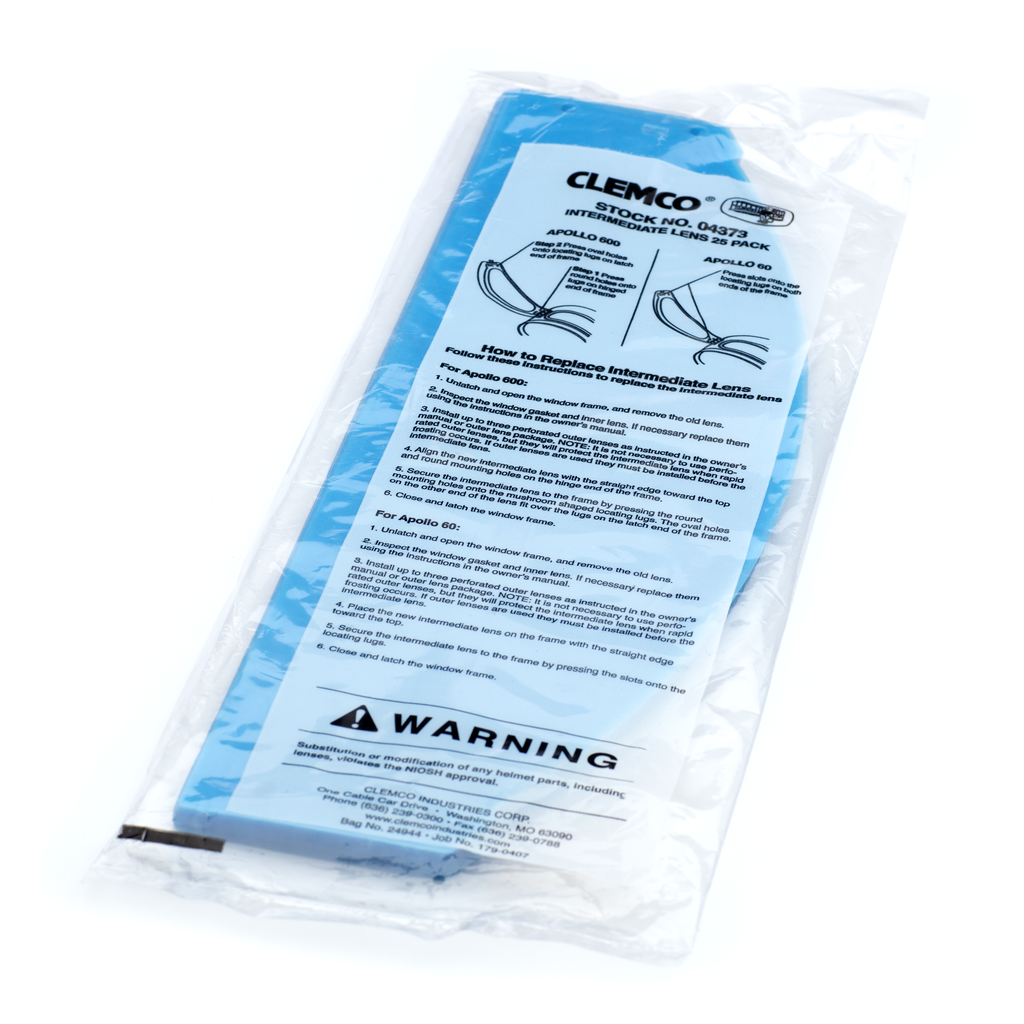 Clemco 04373 Intermediate Lens 25 Pack