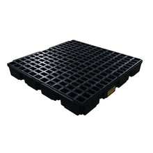 Load image into Gallery viewer, Black 4 Drum Modular Spill Containment Platform Without Drain | 1635B - 1635B - image 4