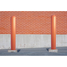 Load image into Gallery viewer, Orange 4" x 56" Bollard Post Cover | Fluted | 1732OR - 1732OR - image 4